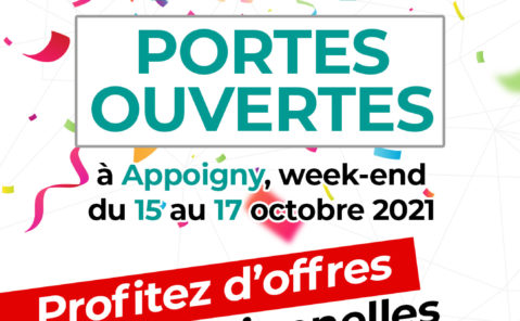 portes ouvertes à Auxerre de projinov menuiseries du 15 au 17 octobre 2021